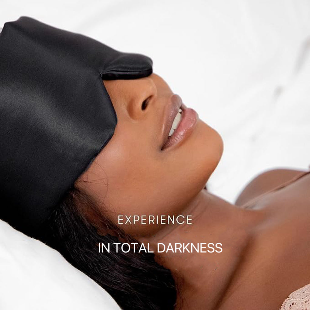 3D Eye Mask, Mulberry Silk Sleep Eye Mask&Eye Mask with Elastic Band, Silk Sleep Eye Mask Large Size Silk Eye Mask