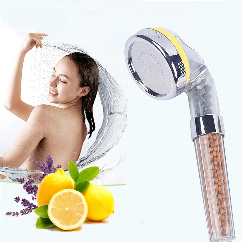 VEHHE Vitamin C Filter Cartridge SPA Anion Shower head Skin Care Lemon/Lavender Scent Skin Care Handheld Perfume Showerhead