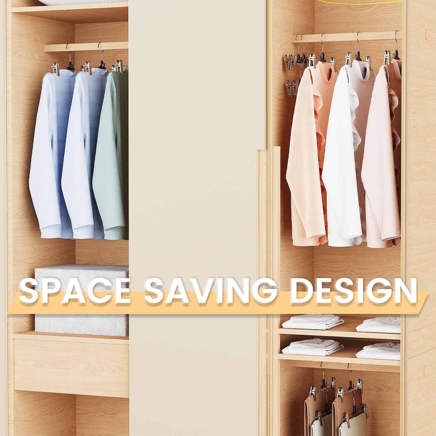 20 Packs Pant Skirt Hangers with Adjustable Clips, Metal Shorts Hangers for Closet Space Saving