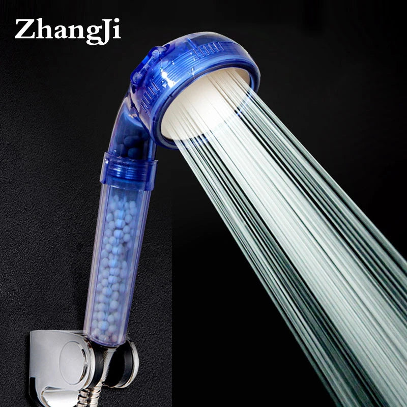 VEHHE New Arrival 3 Functions High Pressure SPA Shower Head Water Saving Showerhead Bathroom Accessory Anion Filter Shower