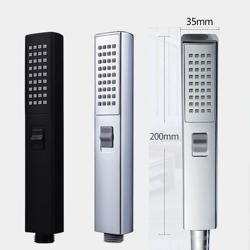 VEHHE Long Stripes Quality ABS Shower Head One/Two Function Shower Nozzle water saving Bath Rain Shower Head high pressure