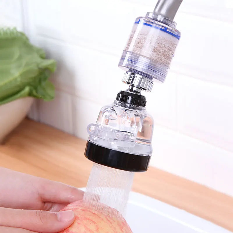 VEHHE Water Saving 3 Modes 360 Rotatable Tap Aerator Bubbler Flexible Spout Nozzle Filter Smooth Water Adapter Faucet Aerator