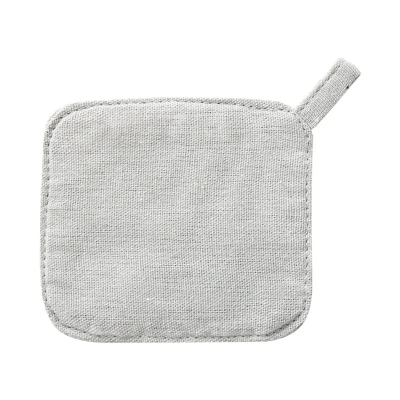 VEHHE NEW ARRIVEL Cotton Linen Solid Color Cup Mat Pad Coaster Tea Coffee Mug Hot Drinks Holder ECO Cloth Cup Mat 12x10cm