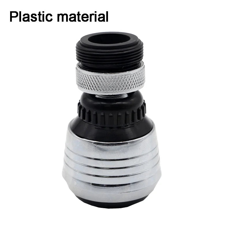 VEHHE 2 Modes 360 Rotate Swivel Water Saving Tap Aerator Diffuser Faucet Nozzle Filter Adapter