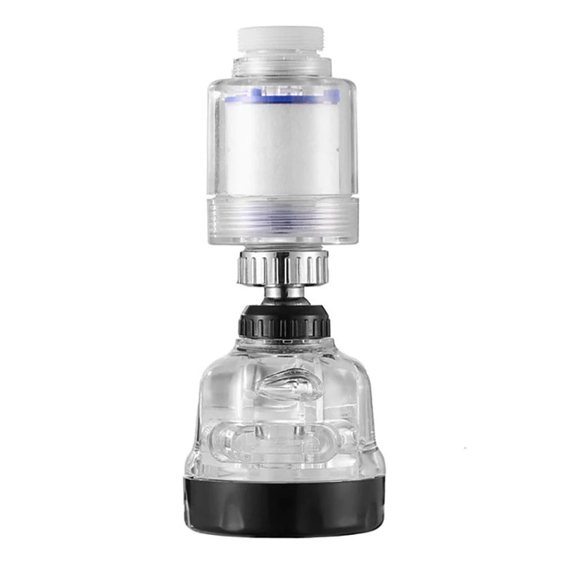VEHHE Water Saving 3 Modes 360 Rotatable Tap Aerator Bubbler Flexible Spout Nozzle Filter Smooth Water Adapter Faucet Aerator