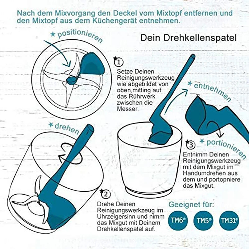 VEHHE® Rotating Spatula for Kitchen