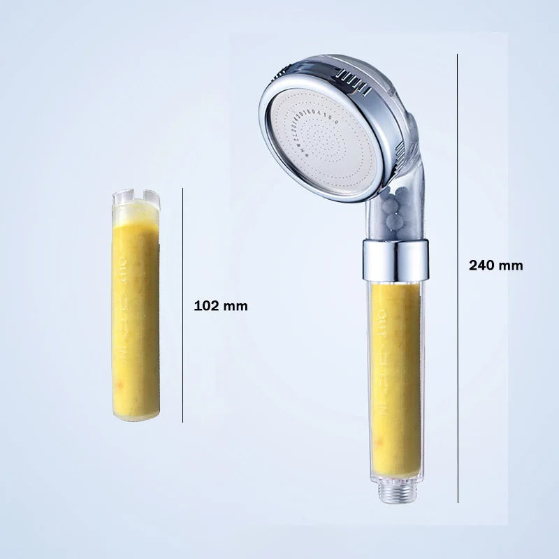 VEHHE Bathroom Aroma skin care SPA Shower Head Lemon/Lavender Scent High Pressure Spray Nozzle Anion Filter Showerhead