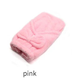 VEHHE Ladies Soft Fluffy Shower Cap Drying Hair Cap Super Absorption Adult Cute Bath Towel Fast Drying Hair Turban Shampoo Towel