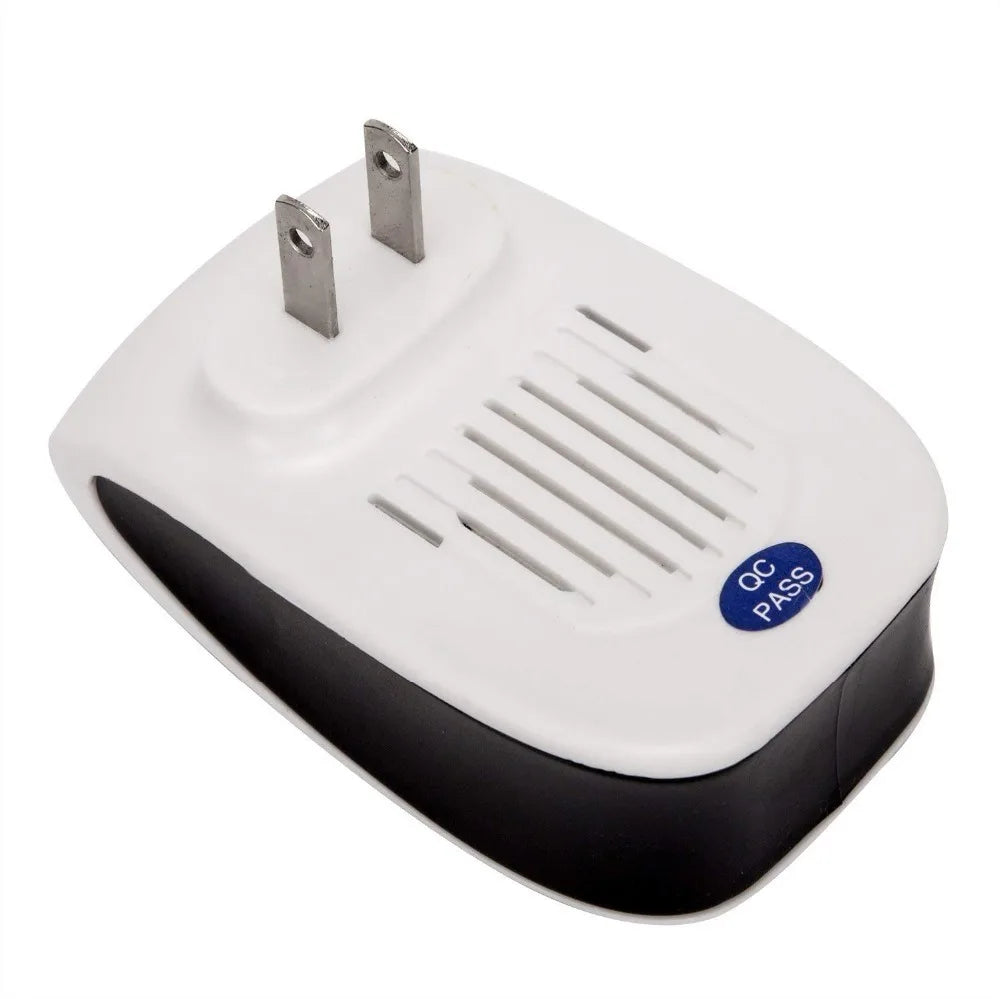 VEHHE Ultrasonic Pest Repeller Electronic Plug Indoor Repellent Pest Reject US Plug With Blue Display Light Anti Mouse