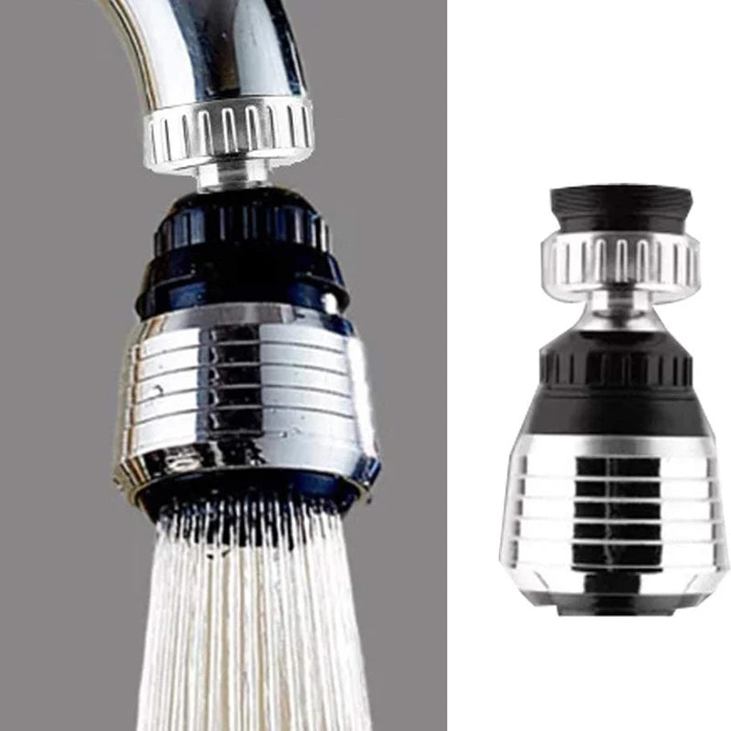 VEHHE 2 Modes 360 Rotate Swivel Water Saving Tap Aerator Diffuser Faucet Nozzle Filter Adapter