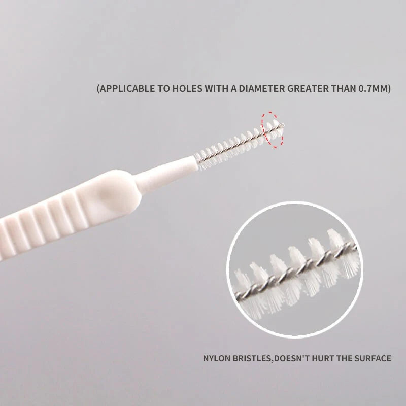 VEHHE 10 Pcs Shower Nozzle Cleaning Brushes Kitchen Faucet Cleaning Mobile Phone Socket Gap Anti-Clogging Cleaning Brush