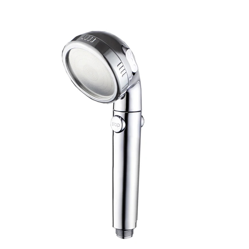 VEHHE 3 Modes Switch Shower Plating Surface Multi-function SPA Rain Spray Pulse Pressurized Water Flow High Quality Shower Head
