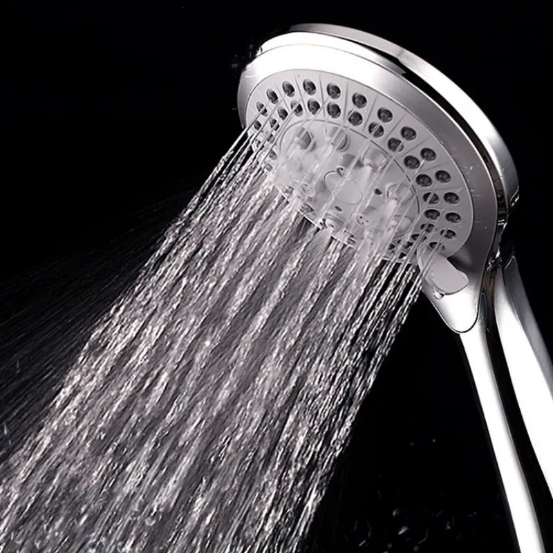 5-Funtion Rainfall Shower Head Sillcone Water Outlet Hole Bathroom Accessories