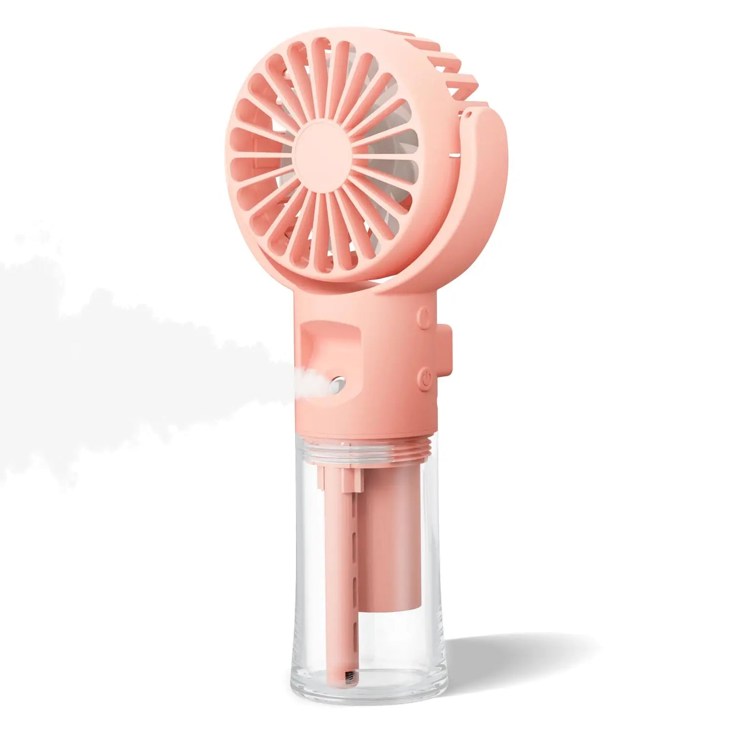 Vehhe Mini Portable Fan Cooling Misting Fan 4 Speeds Small Handheld Fan USB Rechargeable Pocket Fan Gifts for Women