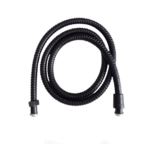 VEHHE 145cm Hose High Density Shower Stainless Steel Brass Connection Pipe Plumbing Hose Bathroom Replacement Flexible Water Pipe
