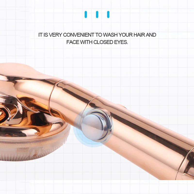 VEHHE Shower Head High Pressure Water Saving Handheld Shower Massage Water Faucet 3 Modes Adjustable ABS Bathroom Accessories