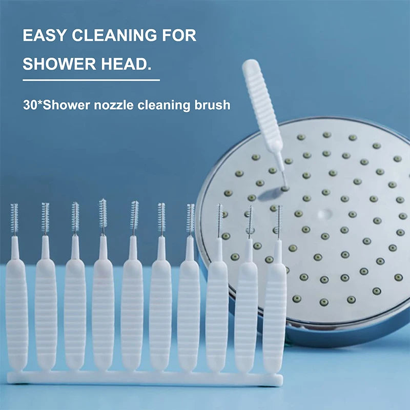 VEHHE 10 Pcs Shower Nozzle Cleaning Brushes Kitchen Faucet Cleaning Mobile Phone Socket Gap Anti-Clogging Cleaning Brush