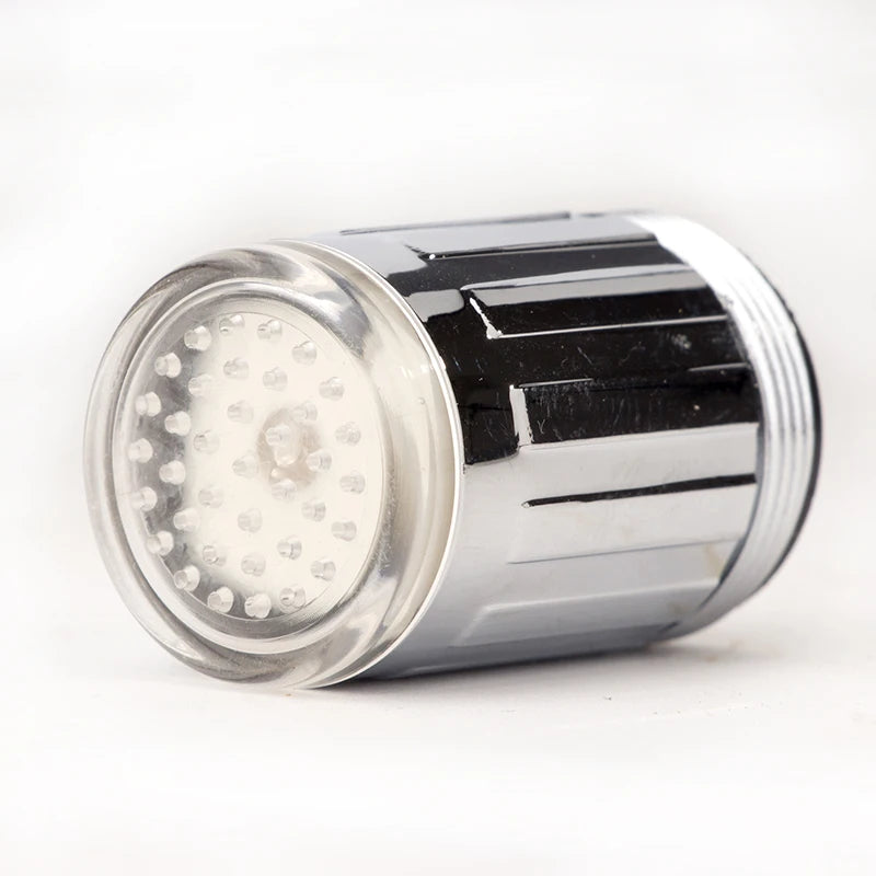 VEHHE LED Water Faucet Aerator Temperature Control 3 Color Lights Waterfall Glow Shower Stream Tap Kitchen Bathroom Accessory