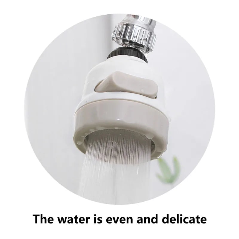 VEHHE Kitchen Faucet 360 Degree Swivel Three Gears Can Be Adjusted Water Saving Aerator Sprayer Filter Diffuser Bath Faucet Connector