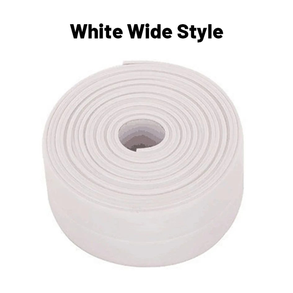 VEHHE 320cm Kitchen Self Adhesive Waterproof Sticker Sink Edge Tapes Bath Caulk Strip Waterproof Wall Sealing Tape Strips Mold Proof