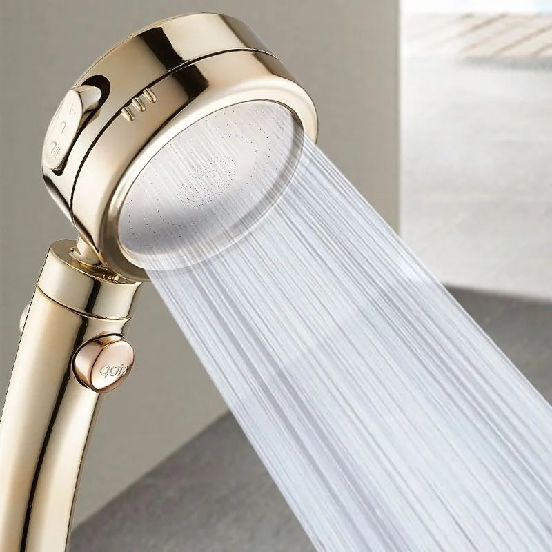 VEHHE 3 Modes Adjustable Universal Bath Showerhead Rain High Pressure Water Saving Luxury Home Hotel Sprayer Bathroom Accessories