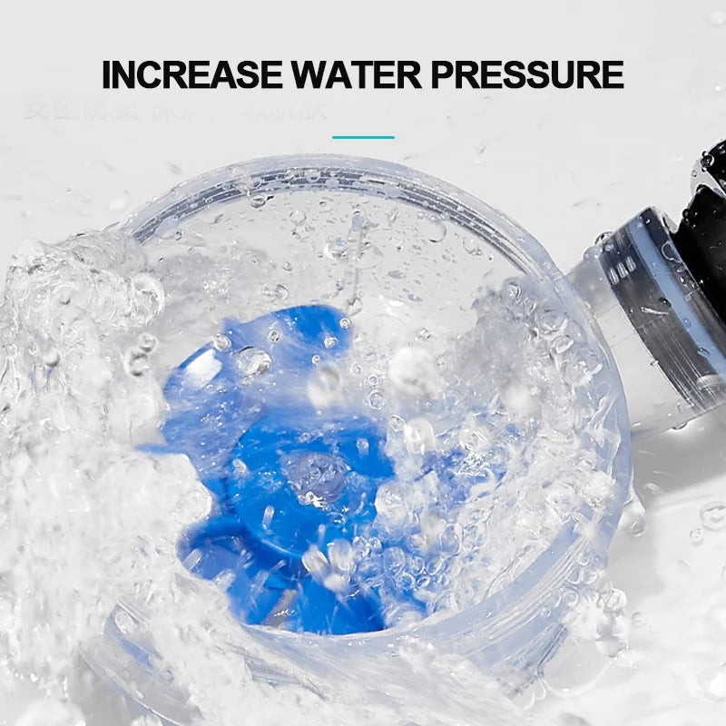VEHHE New Arrival Turbocharge SPA Shower Head High Pressure Water Saving Showerhead Bathroom Accessory Filter Shower supercharged flow