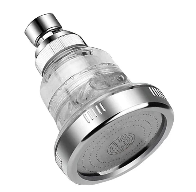 VEHHE 80mm 3 Modes Filtration Rainfall Top Shower Head Panel Shower Filter Water Saving ABS Showerhead