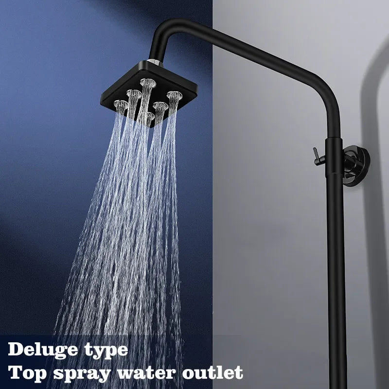 VEHHE Mini High Pressure Rainshower Magic Water Flow Rainfall Shower Head Water- saving Shower Bathroom Accessories