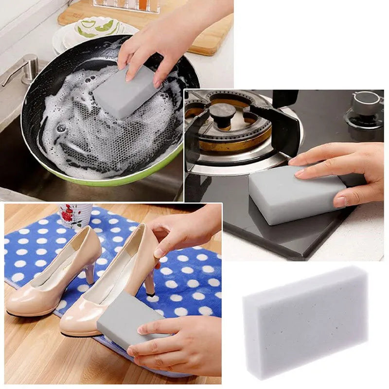 VEHHE 20 PCS Magic Compressed Sponge Eraser Cleaner Kitchen Accessory Tool Melamine Sponge Dish Washing Brush Cleaning