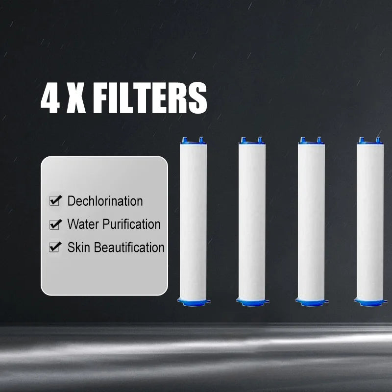 VEHHE 6 Modes 12 CM Large Panel Adjustable High Pressure Shower Head Eco Water Saving Rainfall Showerhead Bathroom Accessories