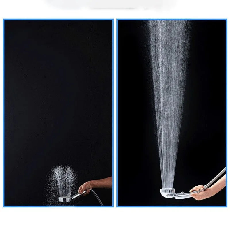 VEHHE 3 Modes Adjustable Universal Bath Showerhead Rain High Pressure Water Saving Luxury Home Hotel Sprayer Bathroom Accessories