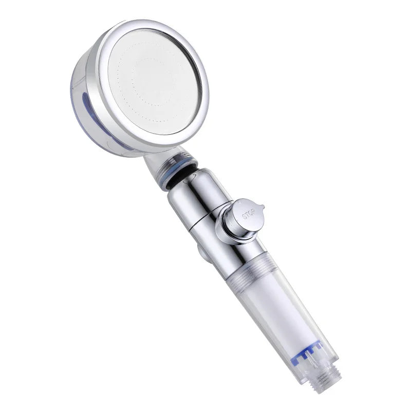 VEHHE New Arrival Turbocharge SPA Shower Head High Pressure Water Saving Showerhead Bathroom Accessory Filter Shower supercharged flow