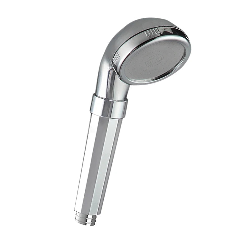 VEHHE 3 Function Chromeplated Shower head with Cotton Filter in the Handle High Pressure Water Saving for Electric Showers