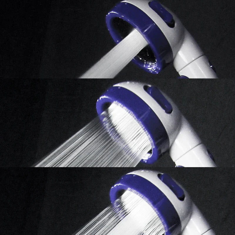 Vehhe 3 mode spray pattern handheld Shower Head with on/off switch high-pressure water saving Bathroom 3-function Shower Head