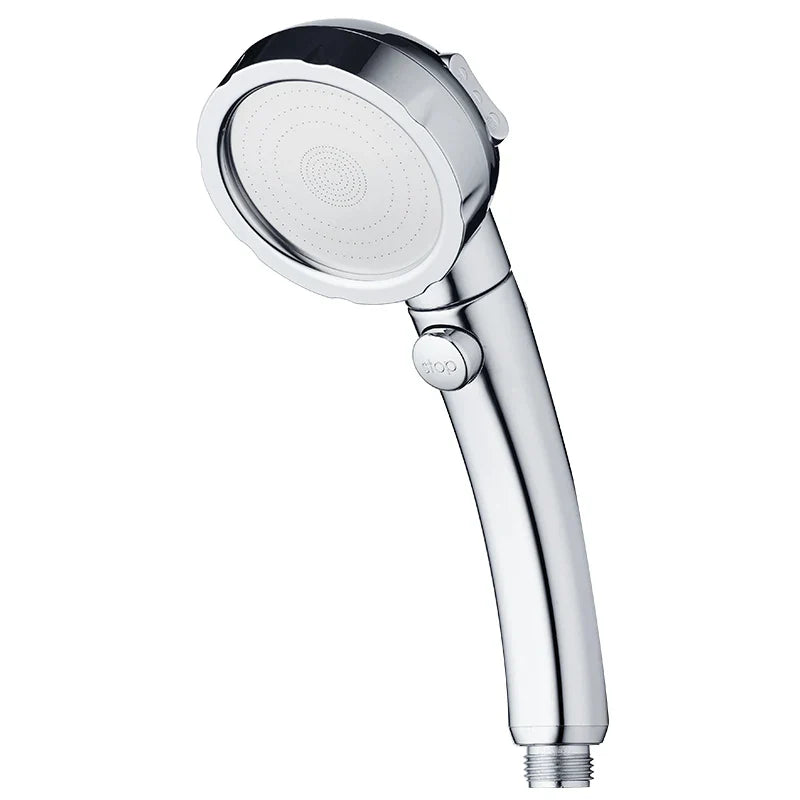 Vehhe 3 mode spray pattern handheld Shower Head with on/off switch high-pressure water saving Bathroom 3-function Shower Head