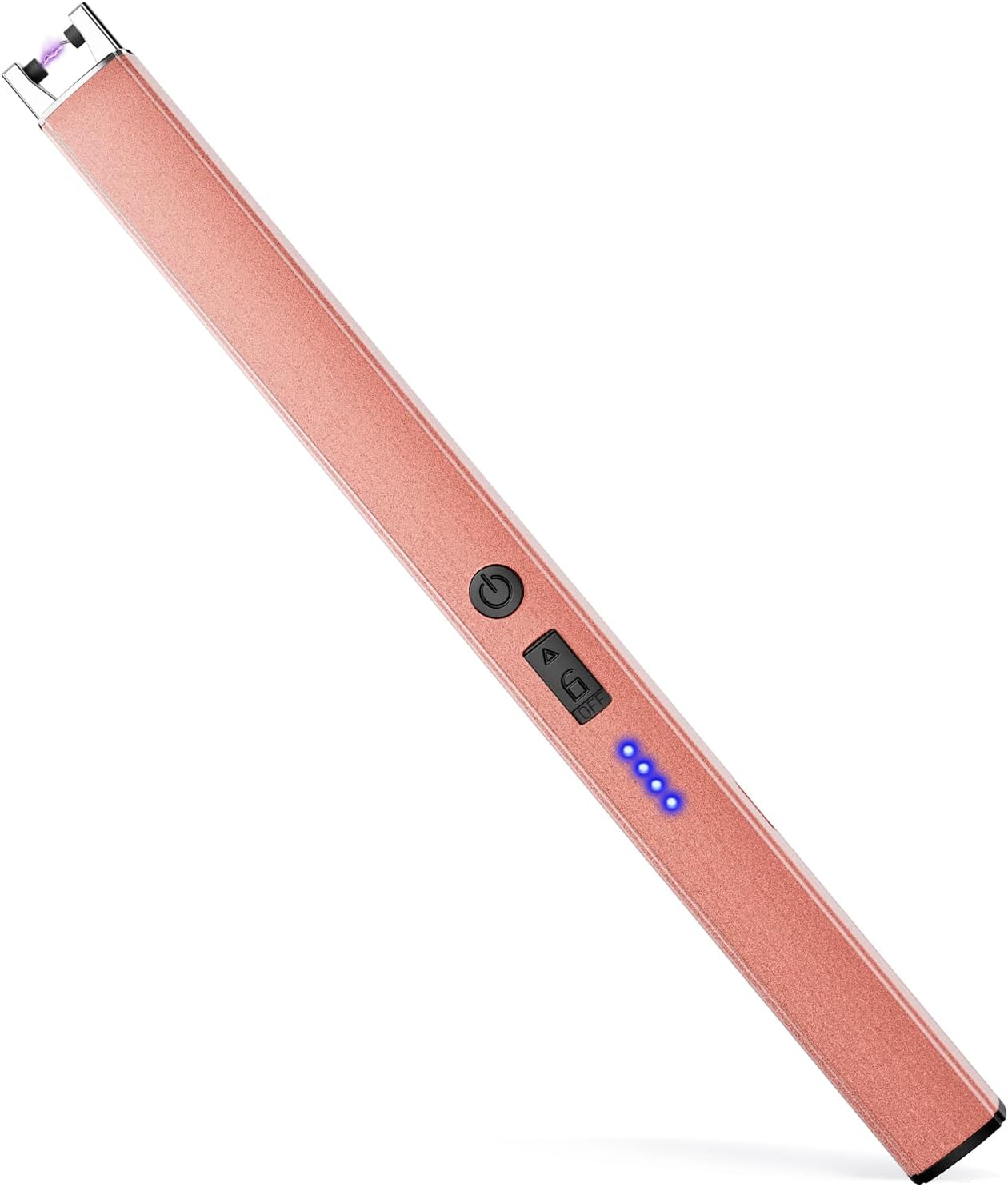 VEHHE Windproof Pulse Electric Lighter – LED Display, Anti-False-Touch Lock, for Candle, BBQ, Camping & Festivals