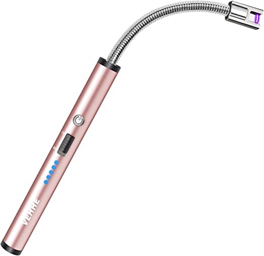 Candle Lighter Electric Pulse Igniter With LED Power Display
