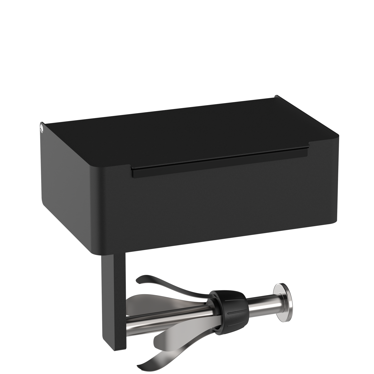VEHHE Toilet Paper Holder with Storage Box Easy to Tear Paper off