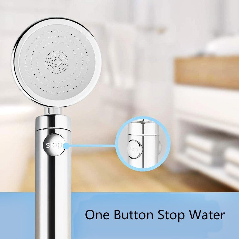 3 Modes Bathroom Pressurized Handheld Shower Package Accessories Shower Nozzle