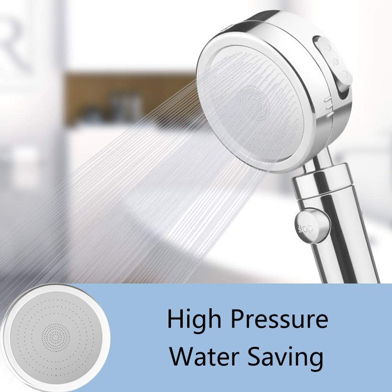 3 Modes Bathroom Pressurized Handheld Shower Package Accessories Shower Nozzle