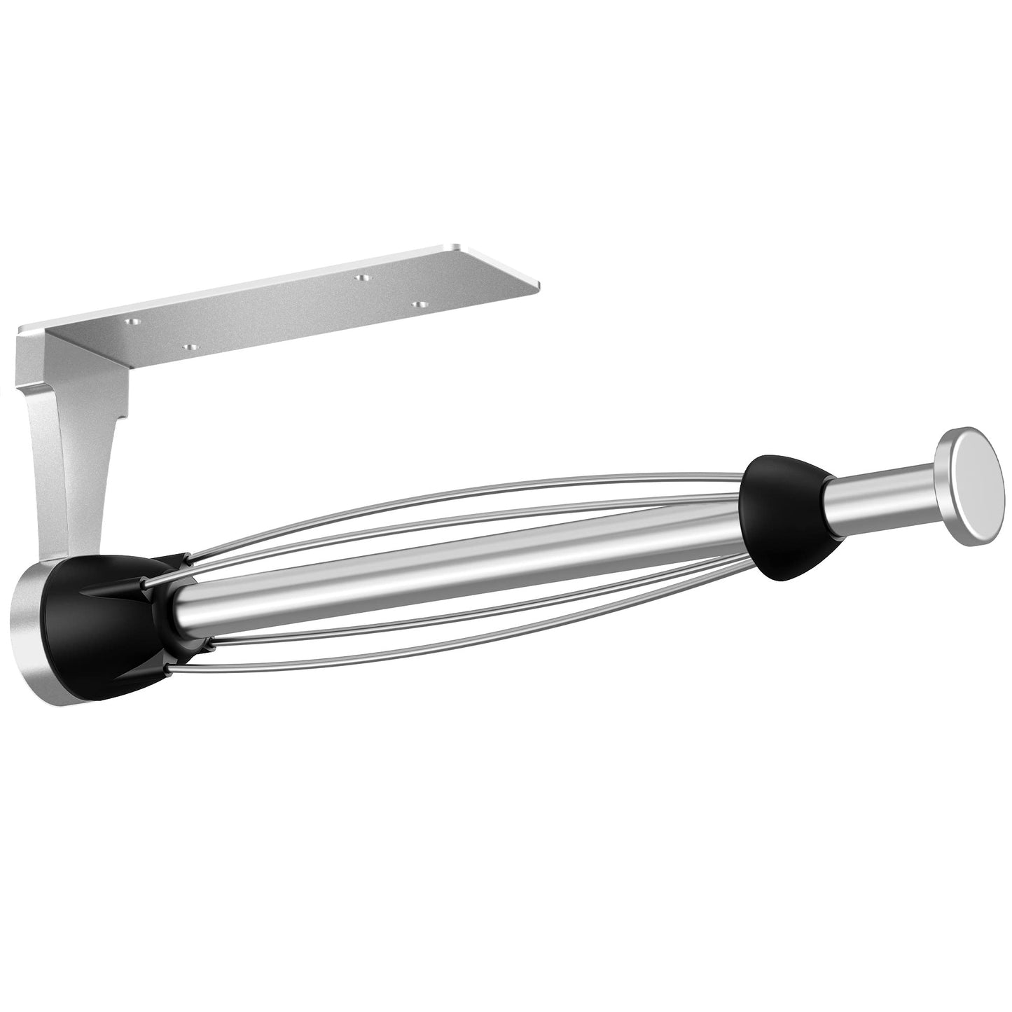 VEHHE Kitchen Towel Holder with Damping Effect One-hand Operable Kitchen Roll holder Easy to Install