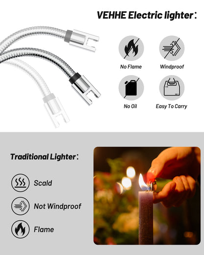 Candle Lighter Electric Pulse Igniter With LED Power Display