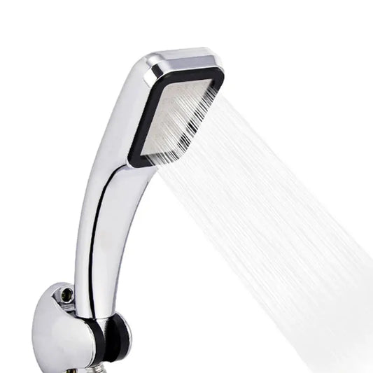 VEHHE Bathromm Chrome 300 Holes ABS Shower Head Set With Holder And Hose Rainfall High Pressure Water Saving Showerhead