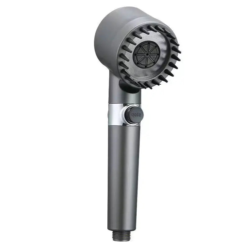 Vehhe High Pressure Black Spa Shower Head Water Saving Holder Filter and Hose Sets Rainfall Bathroom Accessary Pressurized Nozzle