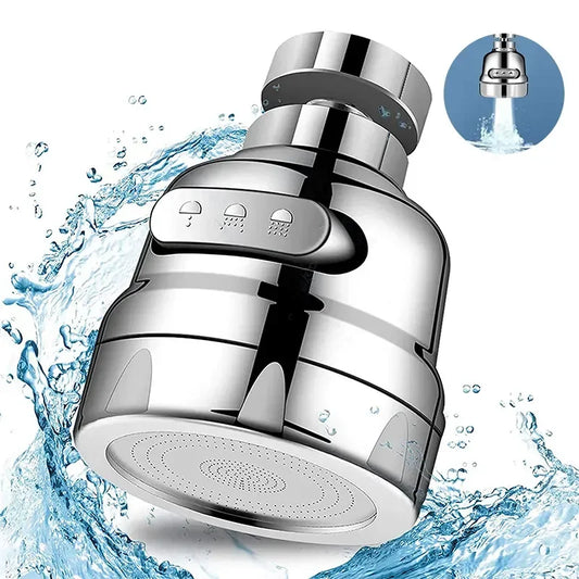 VEHHE Adjustable Swivel Kitchen Faucet 360 Degree Aerator Sprayer Filter Nozzle Diffuser Water Saving Bath Faucet Connector